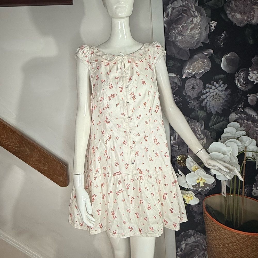 Free People Beasley Mini Dress/ size M - Picture 8 of 11